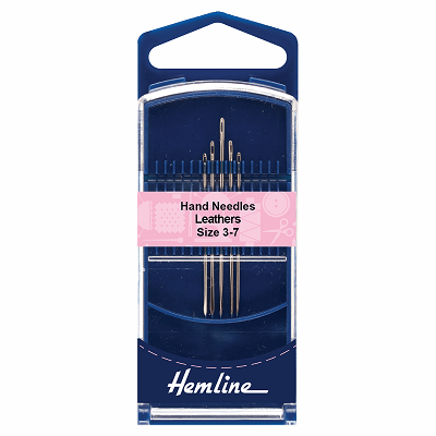 H217G.37 Hand Sewing Needles: Premium: Leather: Gold Eye: Size 3-7.. 